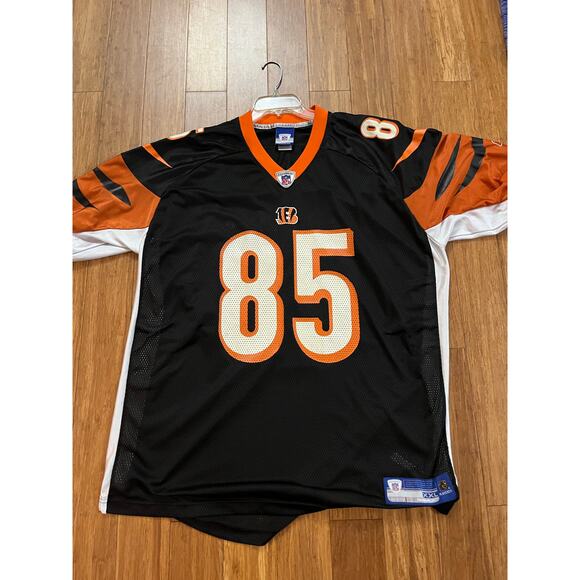 Vintage NFL Cincinnati Bengles Football Jersey C. Johnson Mens XXL #85 Reebok - Picture 2 of 3